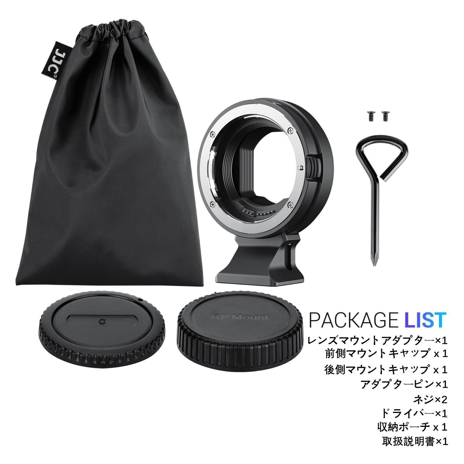 改良バージョン】JJC EF-EOSR レンズマウントアダプター Canon EF/EF-S 
