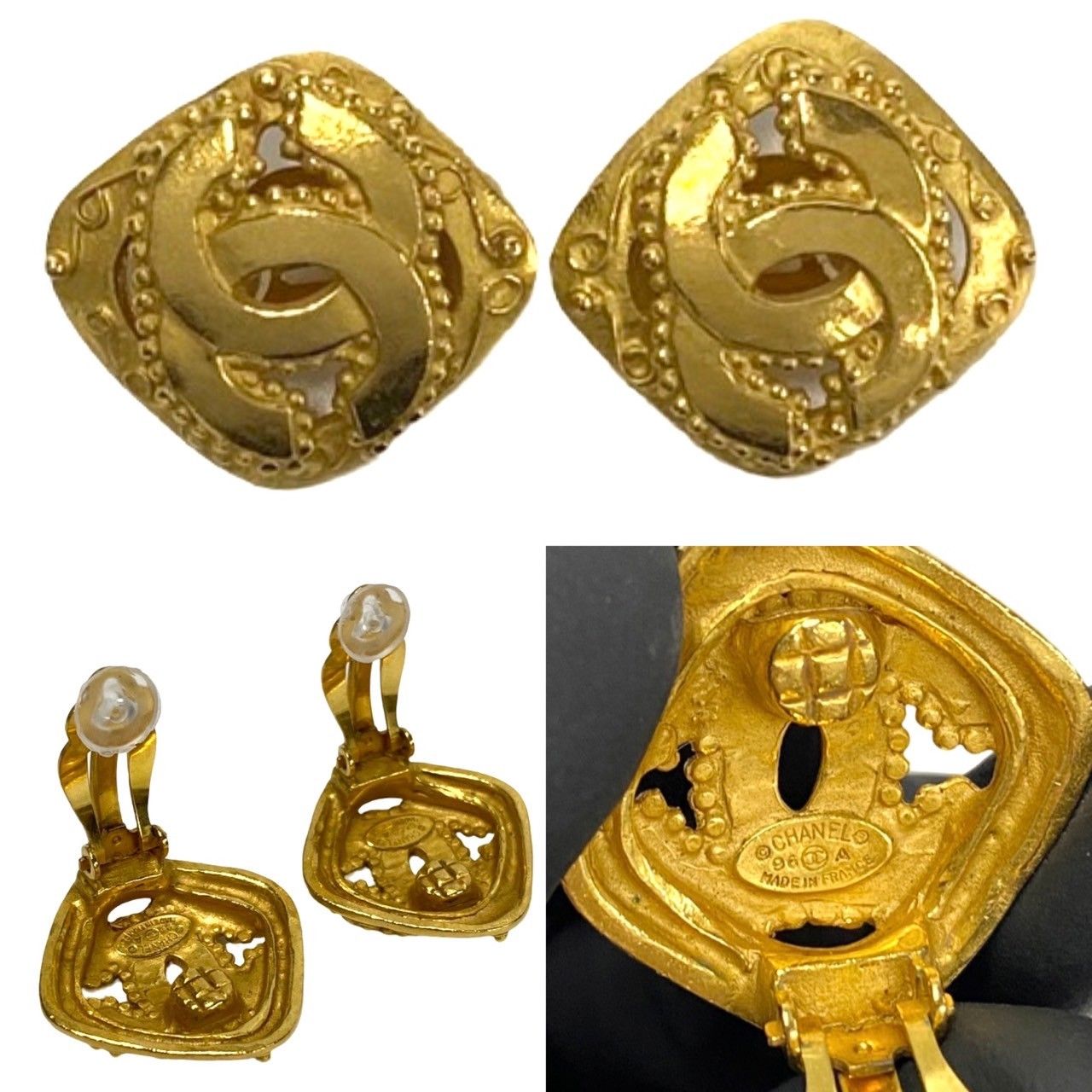 極 美品 コメあり CHANEL シャネル ヴィンテージ 96A 刻印 ココ