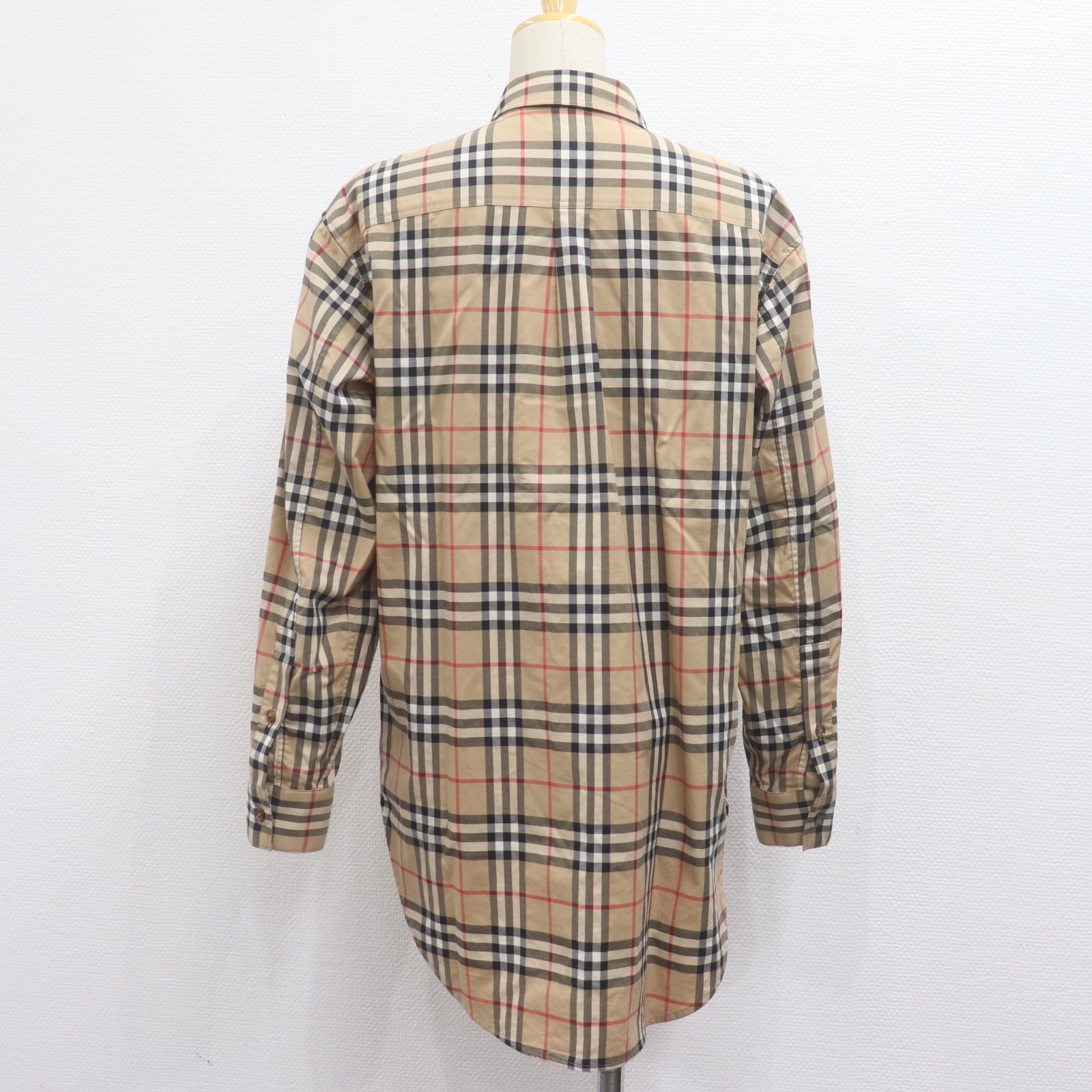 BURBERRY - IT6V8IR3V6PC BURBERRY バーバリー ノバチェック シャツ 長袖 8022285 レディース サイズ IT 34 トップス ベージュ IT6V8IR3V6PC BURBERRY バーバリー ノバチェック シャツ 長袖