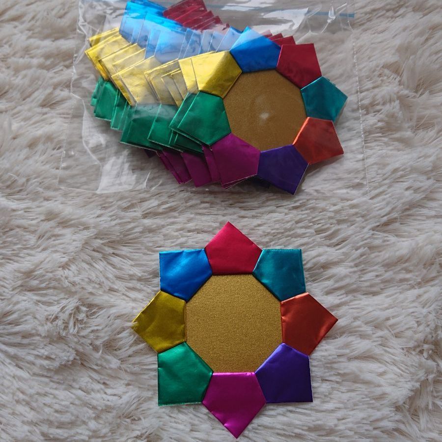 メルカリshops 折り紙メダル 15枚 予備 1枚