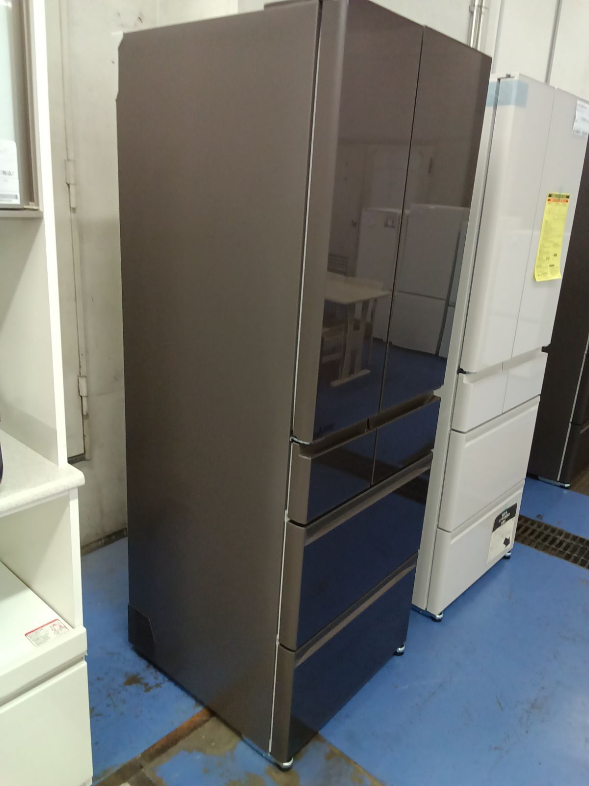 〇 関東地域 販売 2階上げ不可 MITSUBISHI 三菱 冷蔵庫 製 547L MR-WZ55K-H