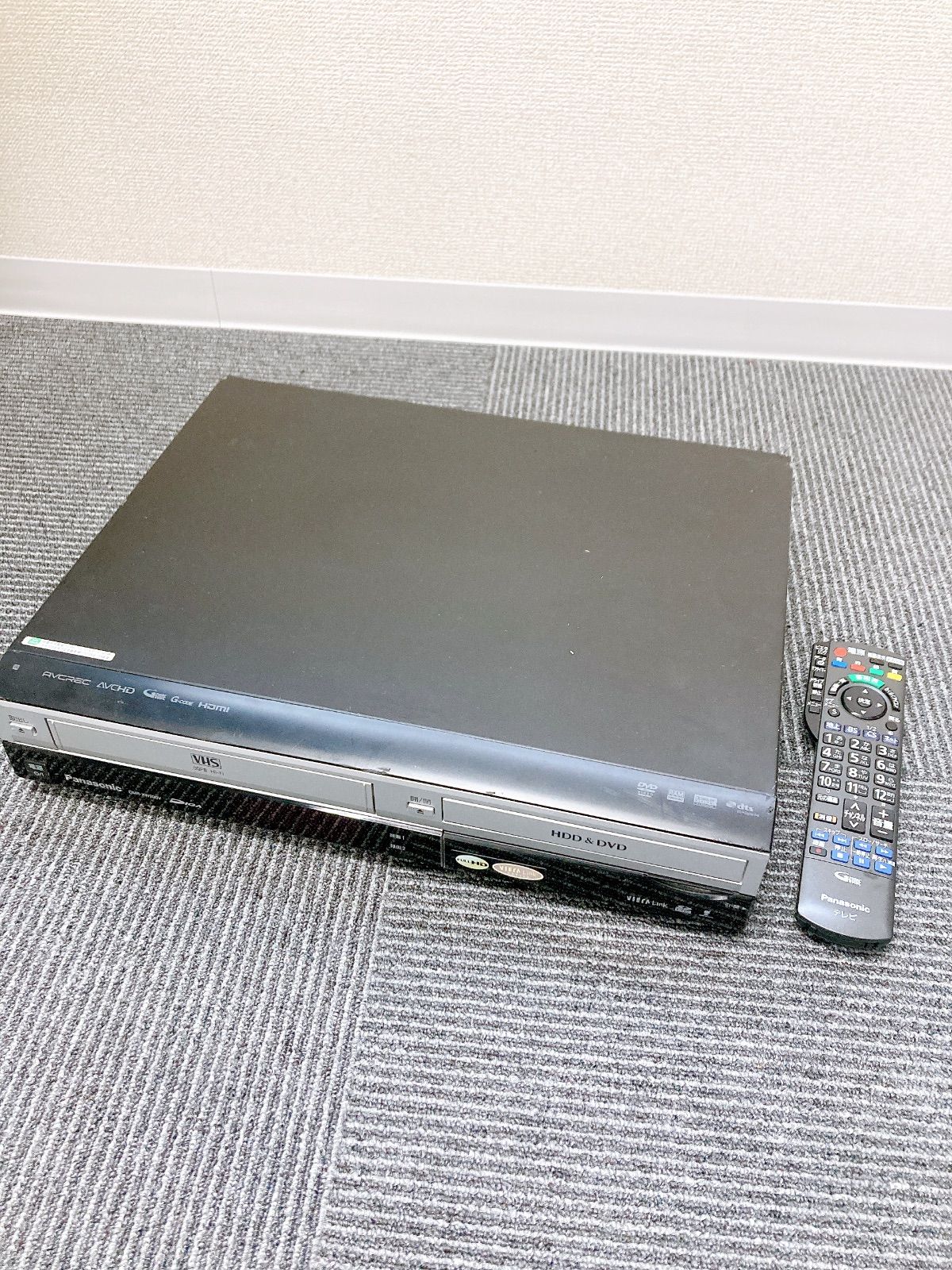 Panasonic DMR-XW200V DVD/VHSレコーダー 250GB