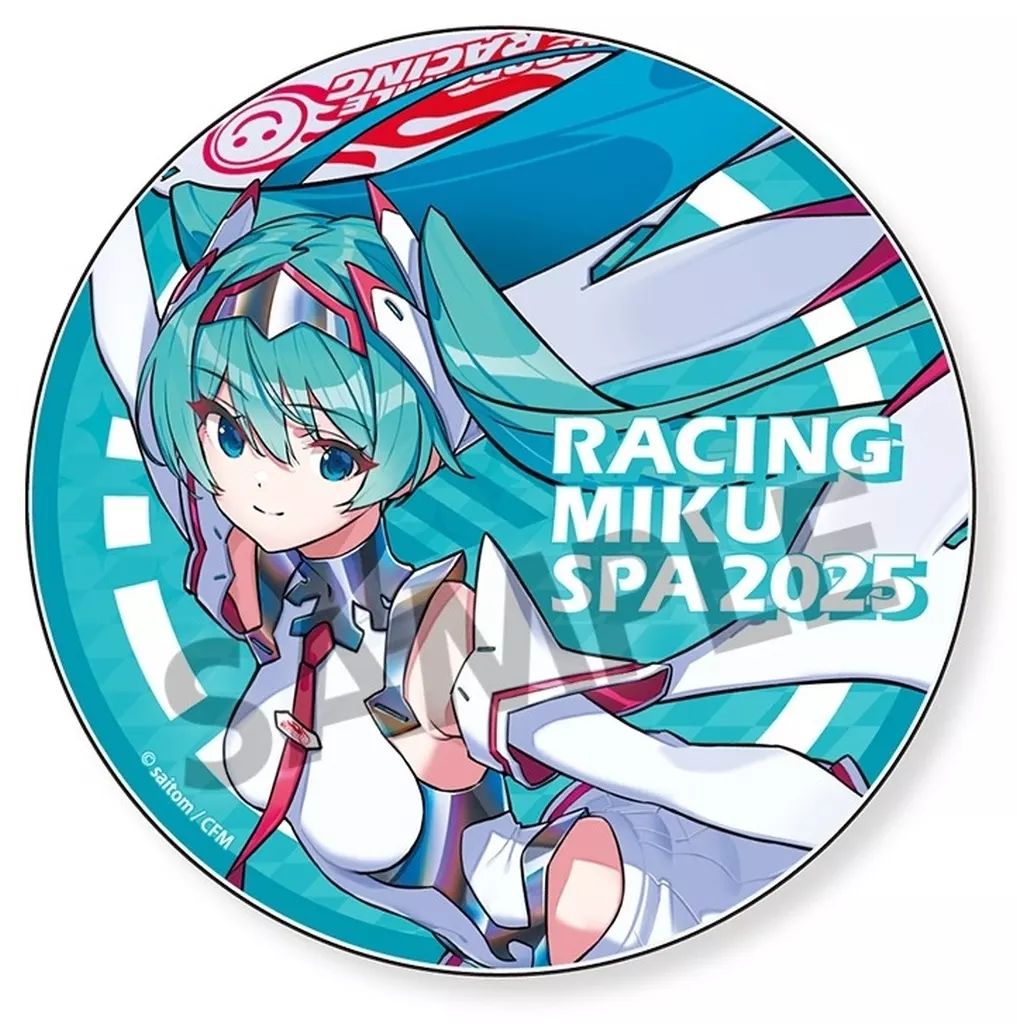 新品】コースター レーシングミク SPA 2025 キービジュアル2 Ver