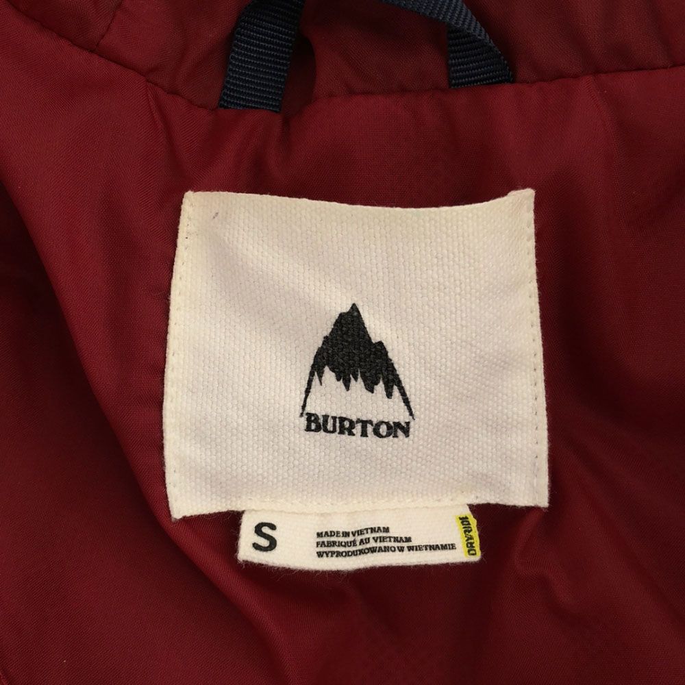 BURTON - バートン スノーボード ジップジャケット S ネイビー系 BURTON 裏メッシュ フード スノボ コート レディース バートン スノーボード ジップジャケット S ネイビー系 BURTON