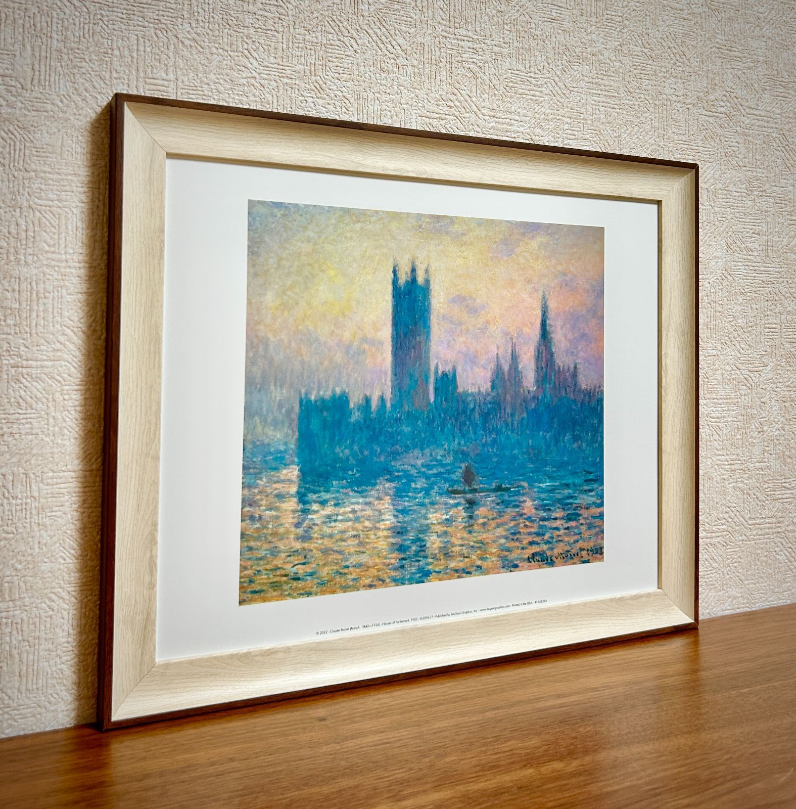 額装済/Alabi（クロード モネ）/アートポスター 新品☆額縁付アートポスター☆クロード・モネ☆Claude Monet