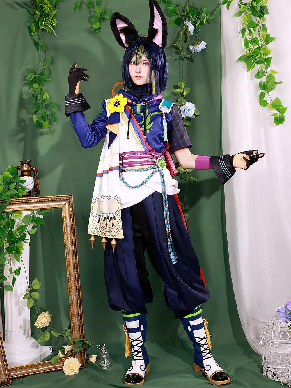 チェック コックシャツ・スタンドカラー SBK4101 オレンジ 3L ＜SKT5911＞