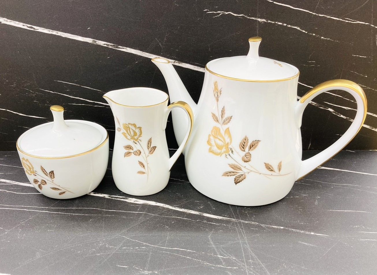希少品 old Noritake オールドノリタケ ROSEWIN 薔薇 金彩 ティー 