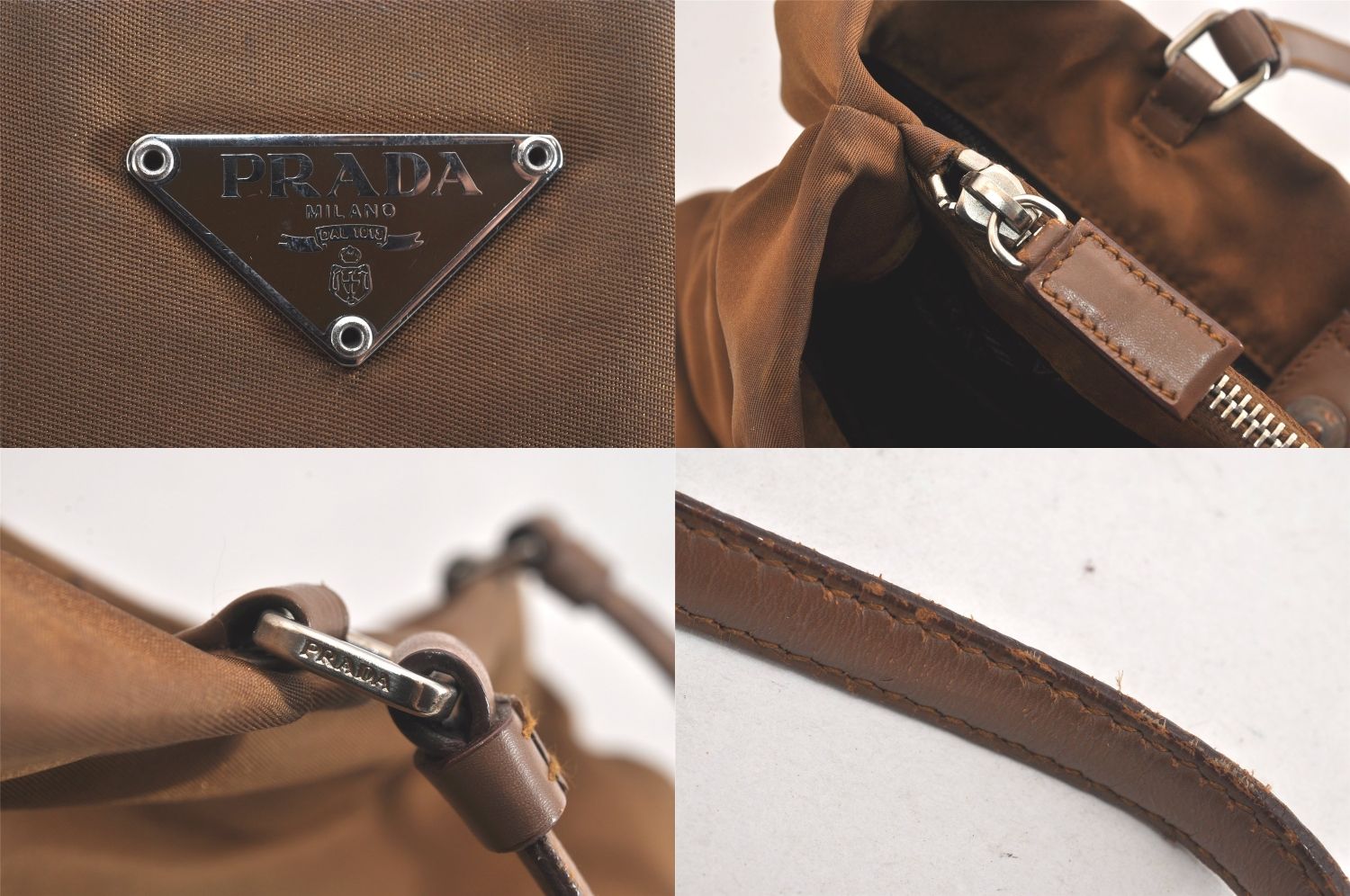 PRADA プラダ ヴィンテージ ナイロン レザー ショルダー