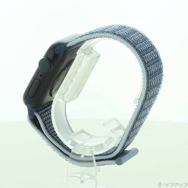 〔 品〕 Apple Watch SE 第2世代 GPS 40mm ミッドナイトアルミニウムケース ストームブルースポーツループ 258