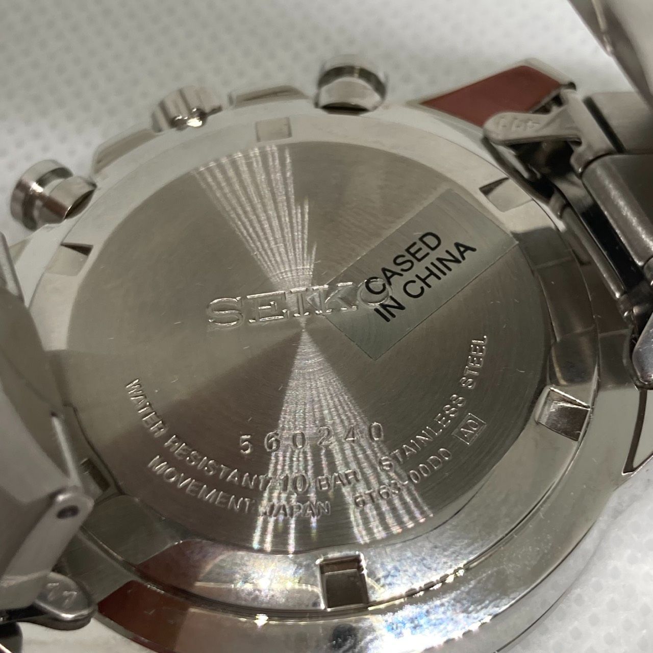 SEIKO】セイコー クロノグラフ 海外モデル SSB027P1 メンズ 6T63-00D0 