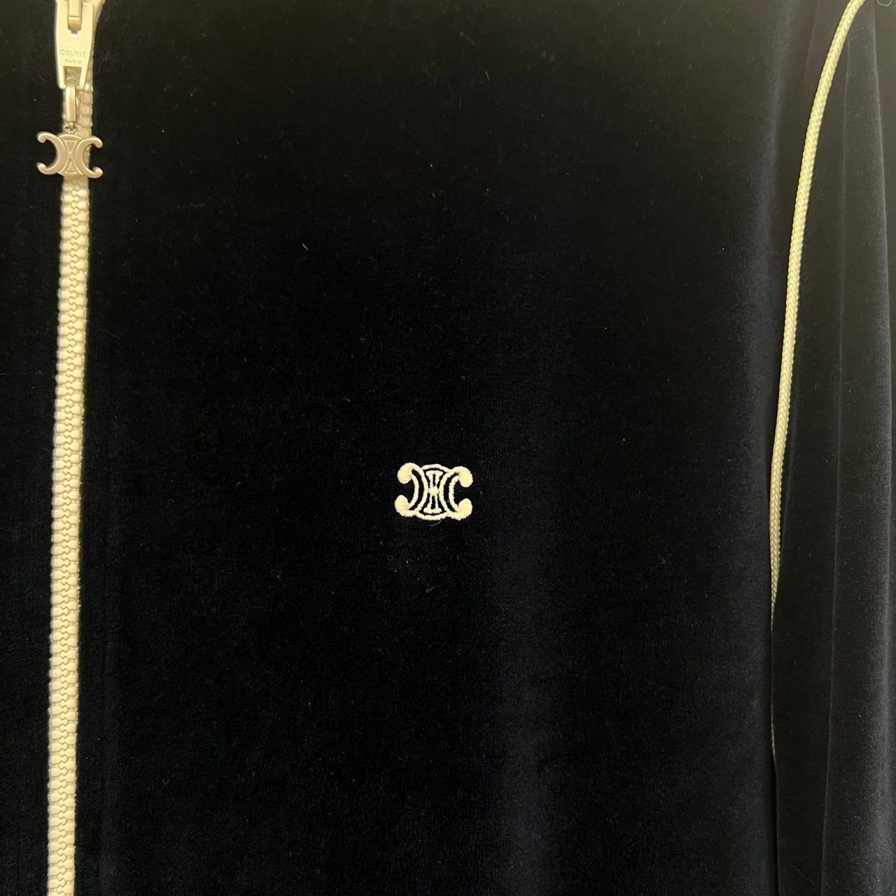 ♪CELINE セリーヌ トリオンフ ベロア トラックジャケット ジャージ 