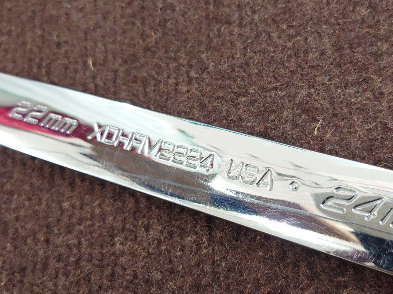 Snap-on スナップオン ロングストレートメガネレンチ 22x24 XDHFM2224