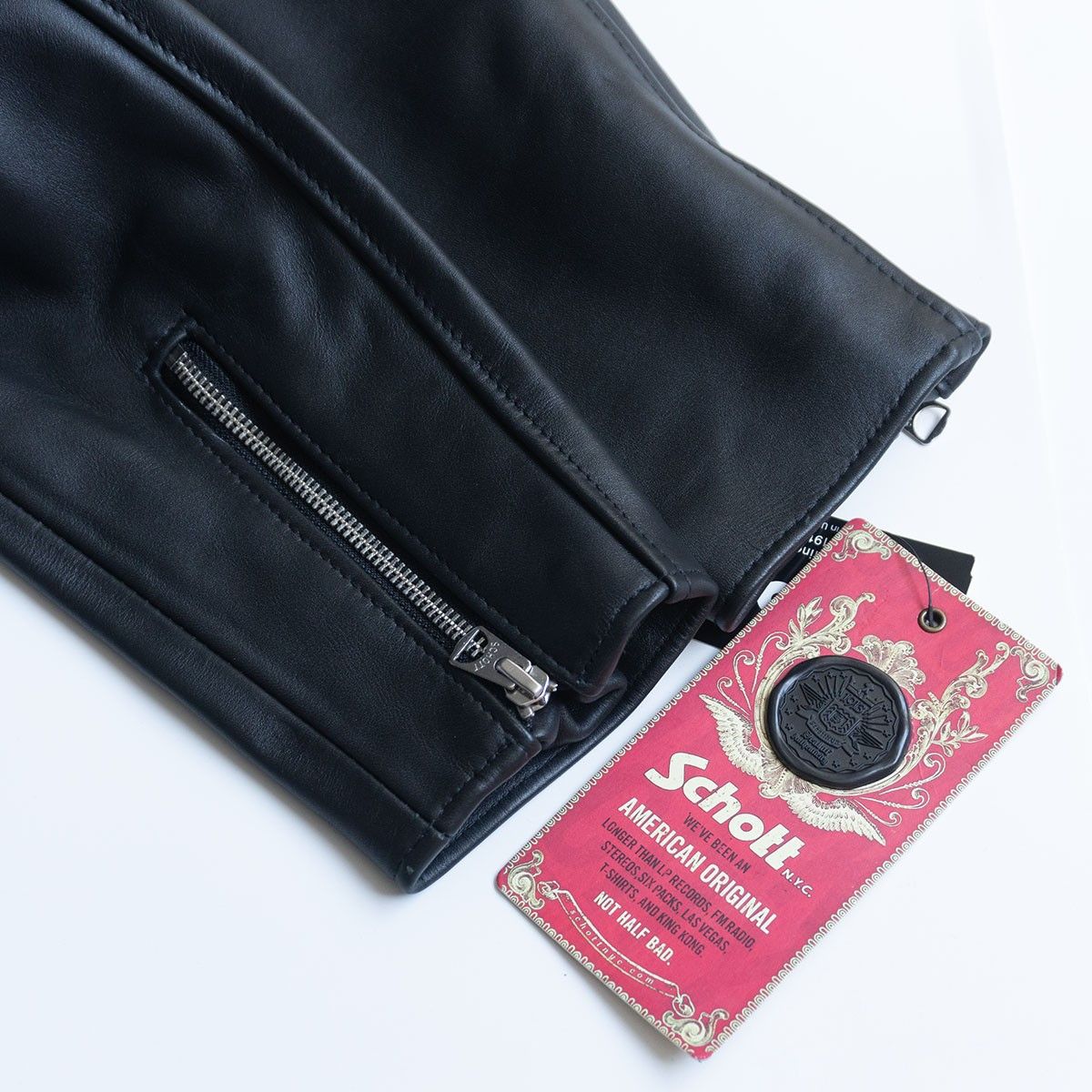 未使用タグ付き 大きいサイズ Schott ショット ピーコート レザー 4XL ショット SCHOTT 140 メンズ レザー ダブル ピーコート (アメリカ製