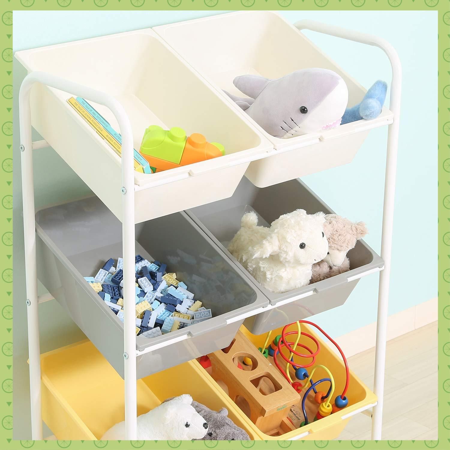 おもちゃ収納ラック イエロー系 【公式通販】