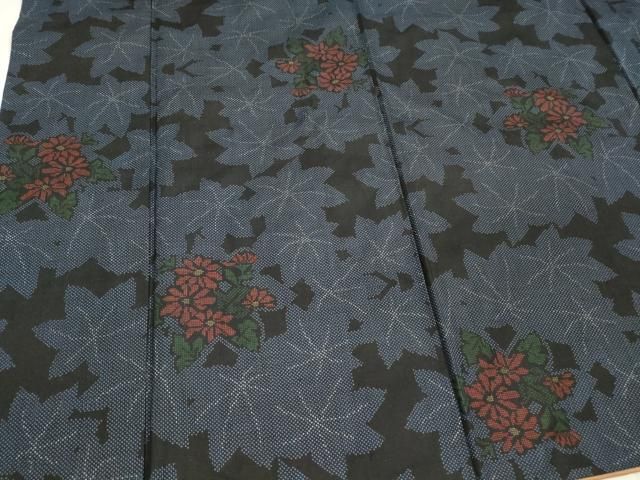 平和屋着物□本場大島紬 7マルキ 草花文 正絹 逸品 DAAR4831ya - メルカリ 