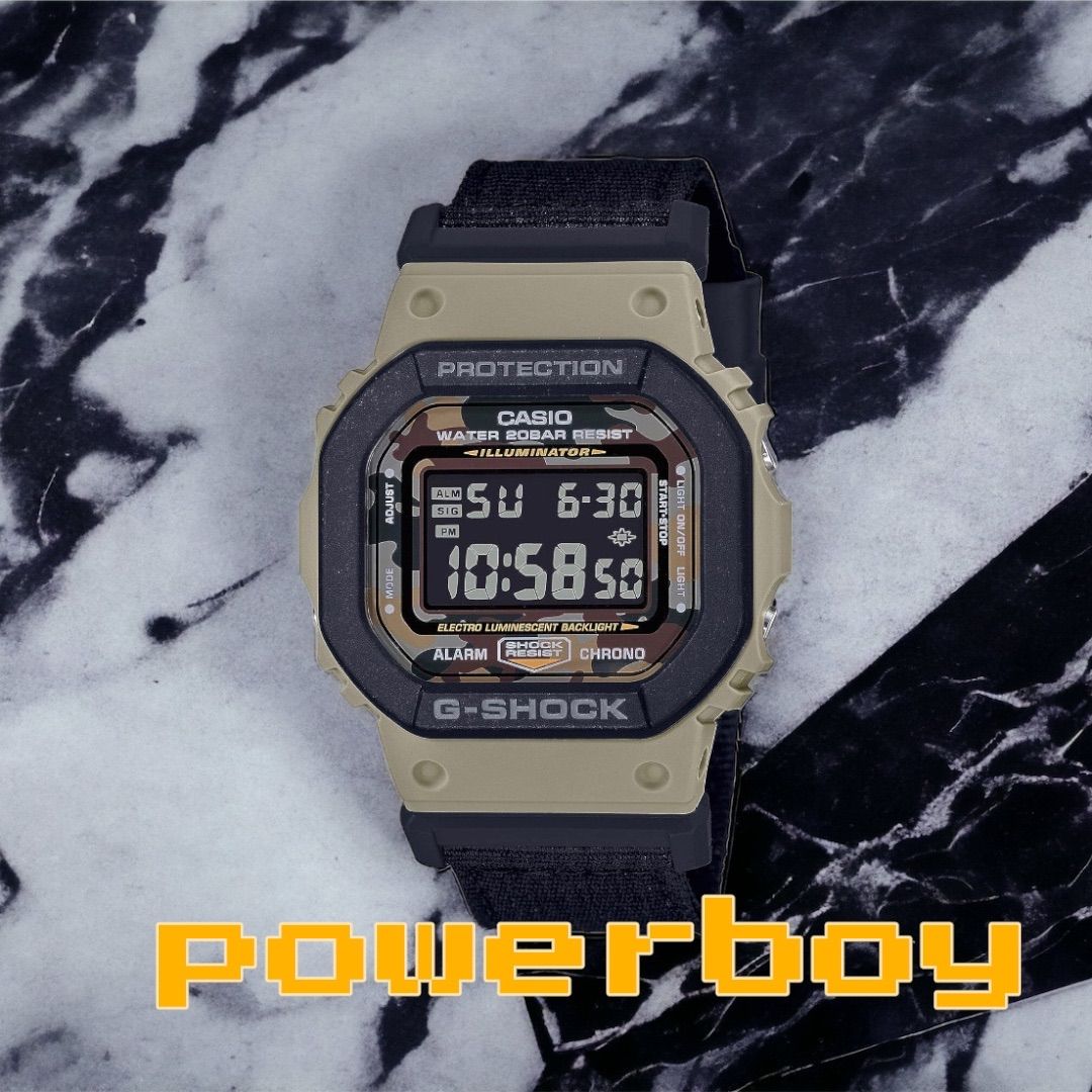 カシオ] 腕時計 ジーショック ユーティリティカラー DW-5610SUS-5JR Powerboy メルカリ