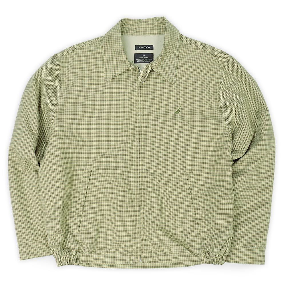 NAUTICA ノーティカ スイングトップ 刺繍 チンストラップ ネイビー　古着 NAUTICA ノーティカ スイングトップ 刺繍 チンストラップ ネイビー