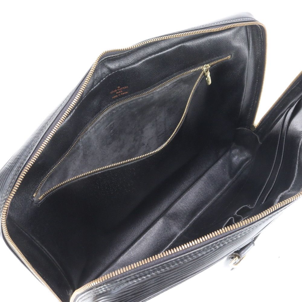 【美品】 ルイヴィトン リヴィエラ エピ ハンドバッグ ビジネスバッグ 黒 A4 ルイヴィトンリヴィエラ 14127 黒 ユニセックス エピレザー