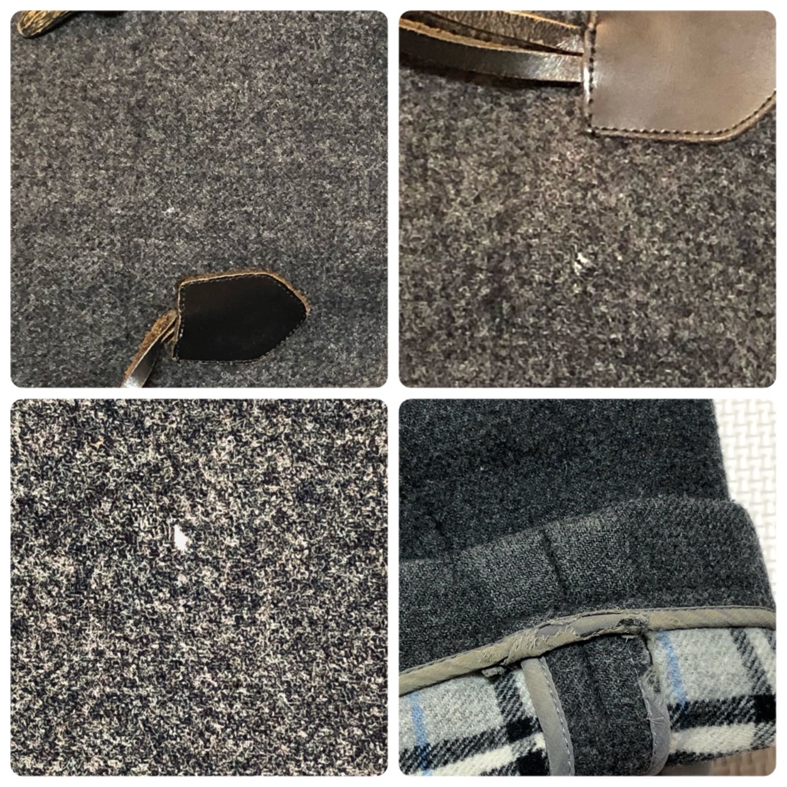 BURBERRY LONDON バーバリーロンドン ウールダッフルコート 150A