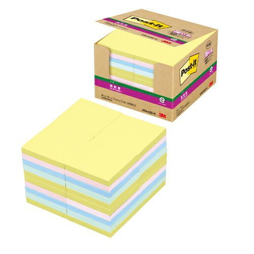 強粘着ノート ふせん業務用４０個パック6544SS-K スリーエムジャパン