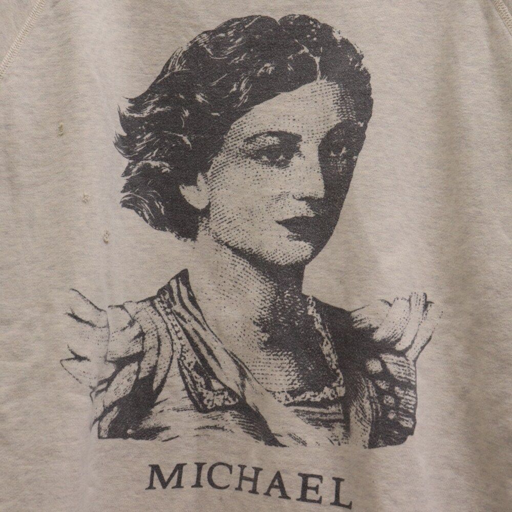 SAINT MICHAEL (セントマイケル) 21SS RAGLAN SWEAT SHIRT MICHAEL  