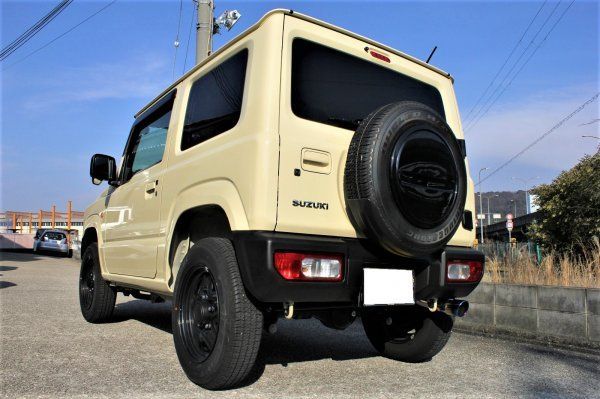 ジムニー マフラー 3BA-JB64W 3BA-JB74W 純正バンパー対応 ノーマル