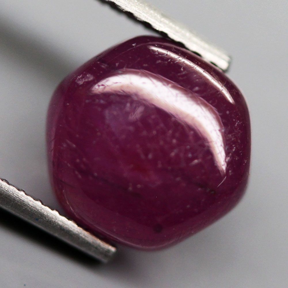 【天然大粒ルビールース 4.28ct:8532】モザンビーク産 Natural Ruby 裸石 標本 鉱物 宝石 コランダム jewelry  Mozambique