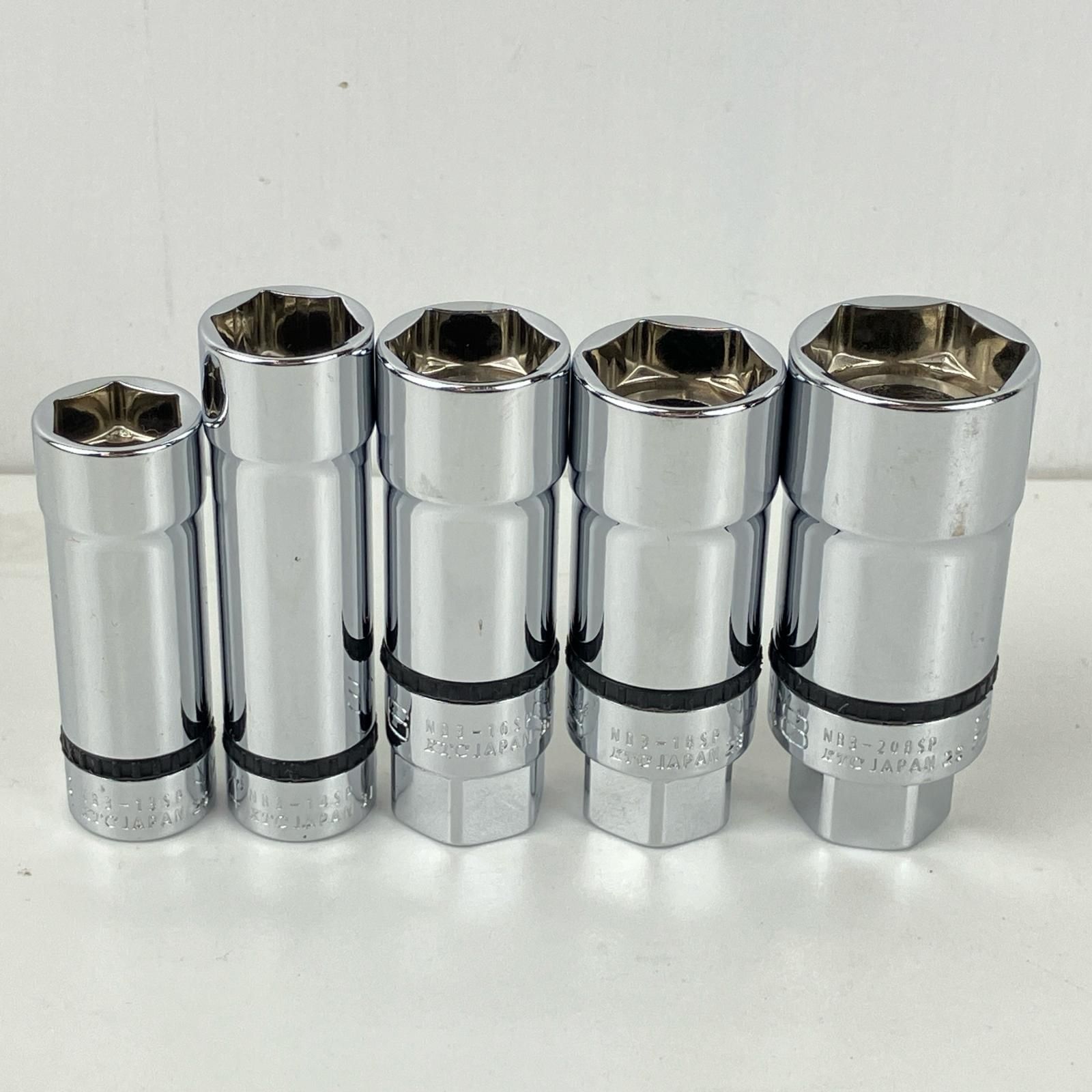 ЗЗnepros プラグレンチ ソケット 差込角9.5ｍｍ 5個 ホルダー NB3-13SP 14SP 16SP 18SP 208SP HRDEVELOPMENT_JP