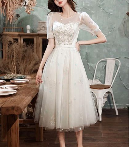 送料無料 未使用 発表会 舞台衣装 結婚式 9号 M ドレス (OPN2726  