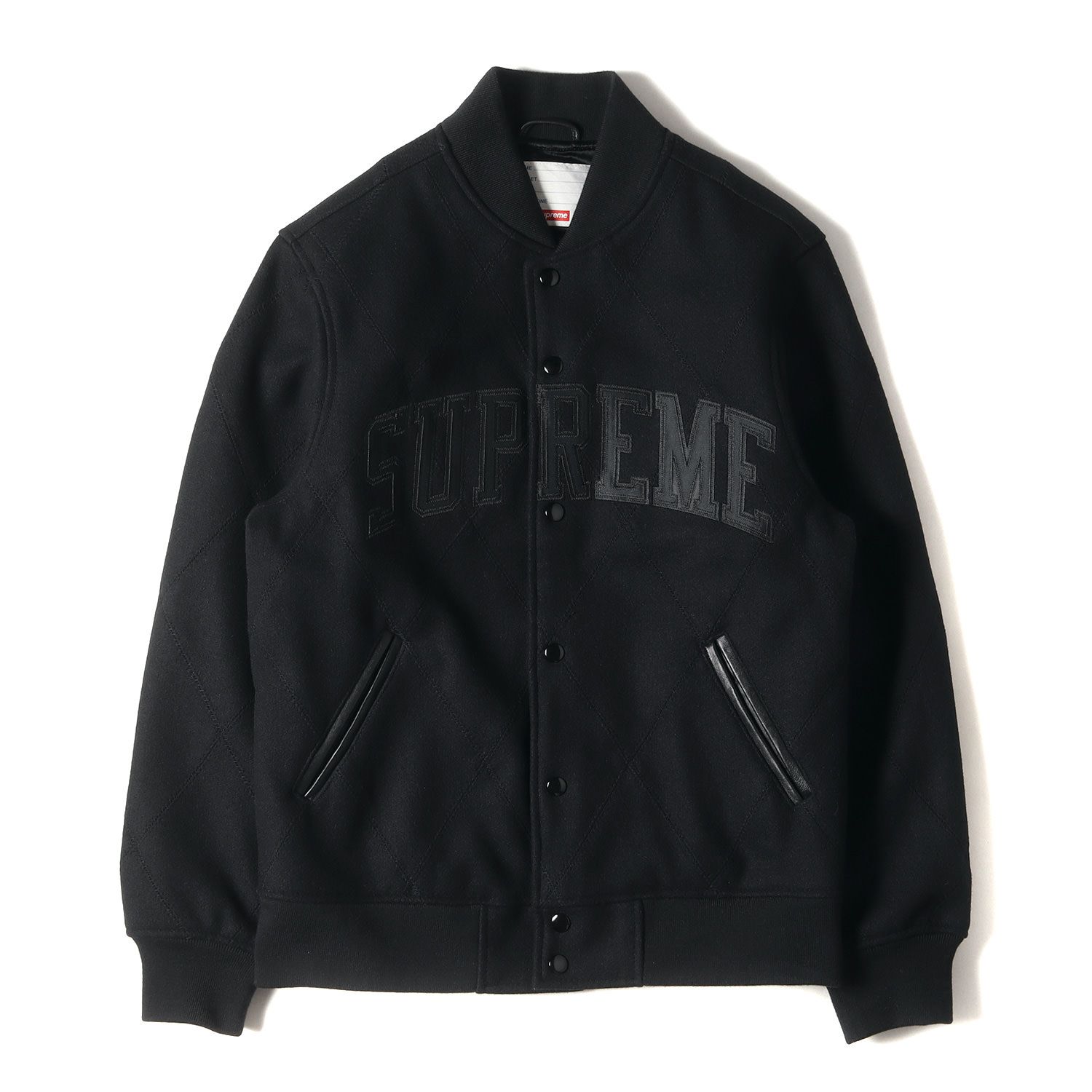 Supreme シュプリーム 15AW Wool Varsity Crew Jacket バー