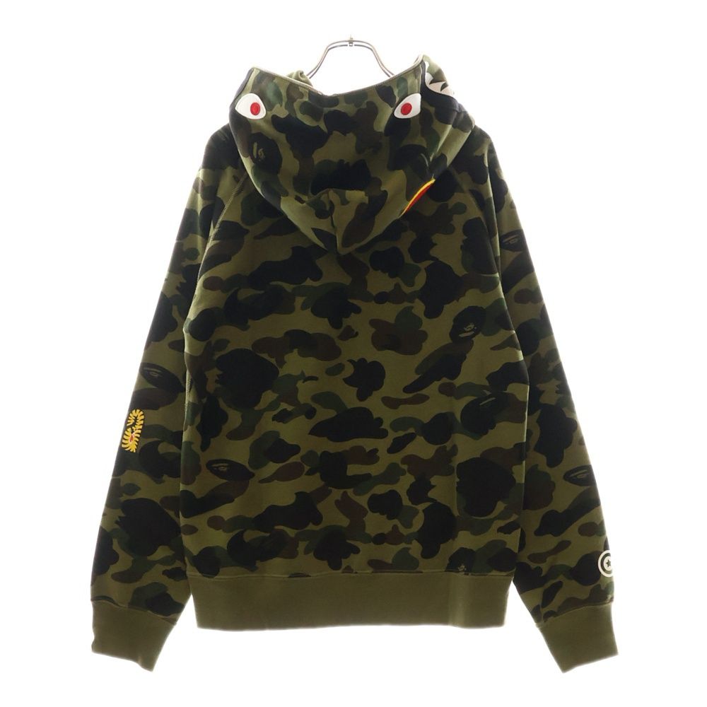 大人気】A BATHING APE カモフラージュ ハーフジップトレーナー M