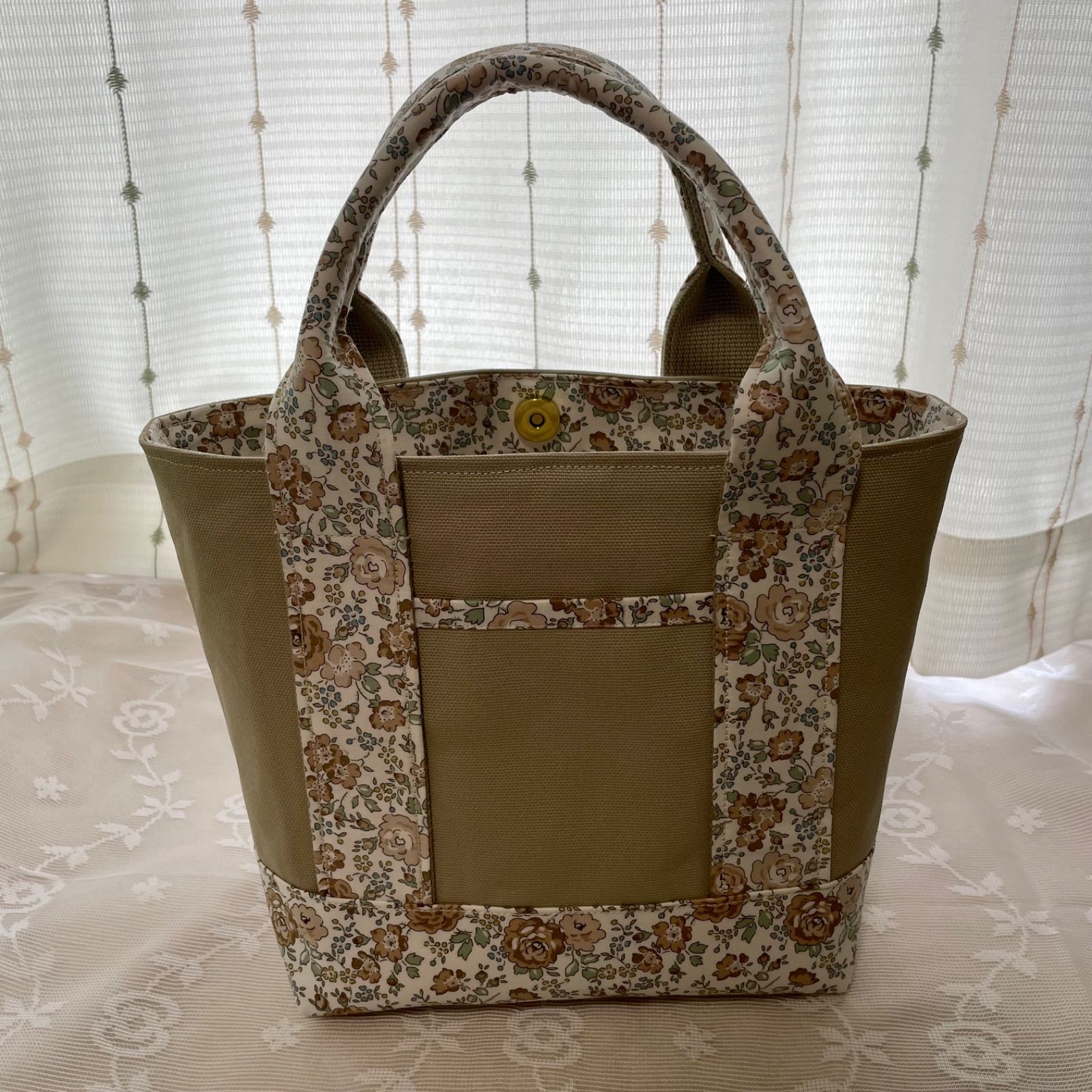 ハンドメイド】トートバッグ・ショルダーバッグ・帆布バッグ・リバティ 