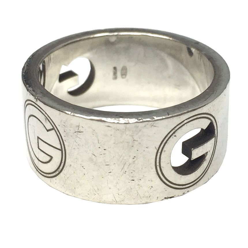 新着商品 シルバーリング GUCCI グッチ Gロゴ リング シルバー 19号 