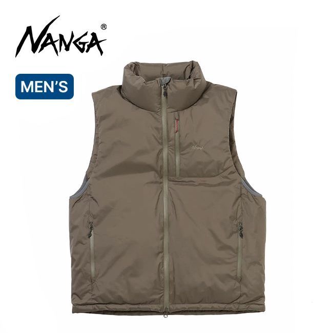 NANGA ナンガ オーロラテックススタンドカラーダウンベスト ND2441-1N010 M.グレー