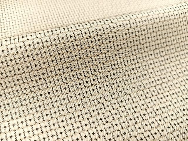 平和屋着物●本場大島紬　アンサンブル　白大島　100亀甲　総詰め　正絹　逸品　BAAT0831yc 平和屋着物○本場大島紬 アンサンブル 白大島 100亀甲 総詰め 正絹