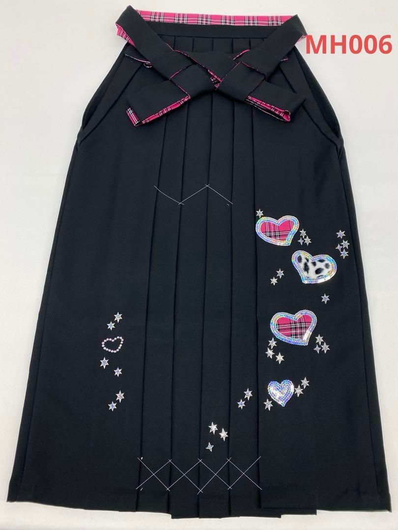 あんどん袴 スパンコール 刺繍 ストーン ポリエステル 紐下91cm ♥品