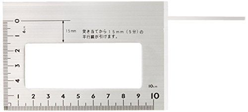 6個 シンワ測定Shinwa Sokutei 一発止型定規 アルミ 6個入 62113