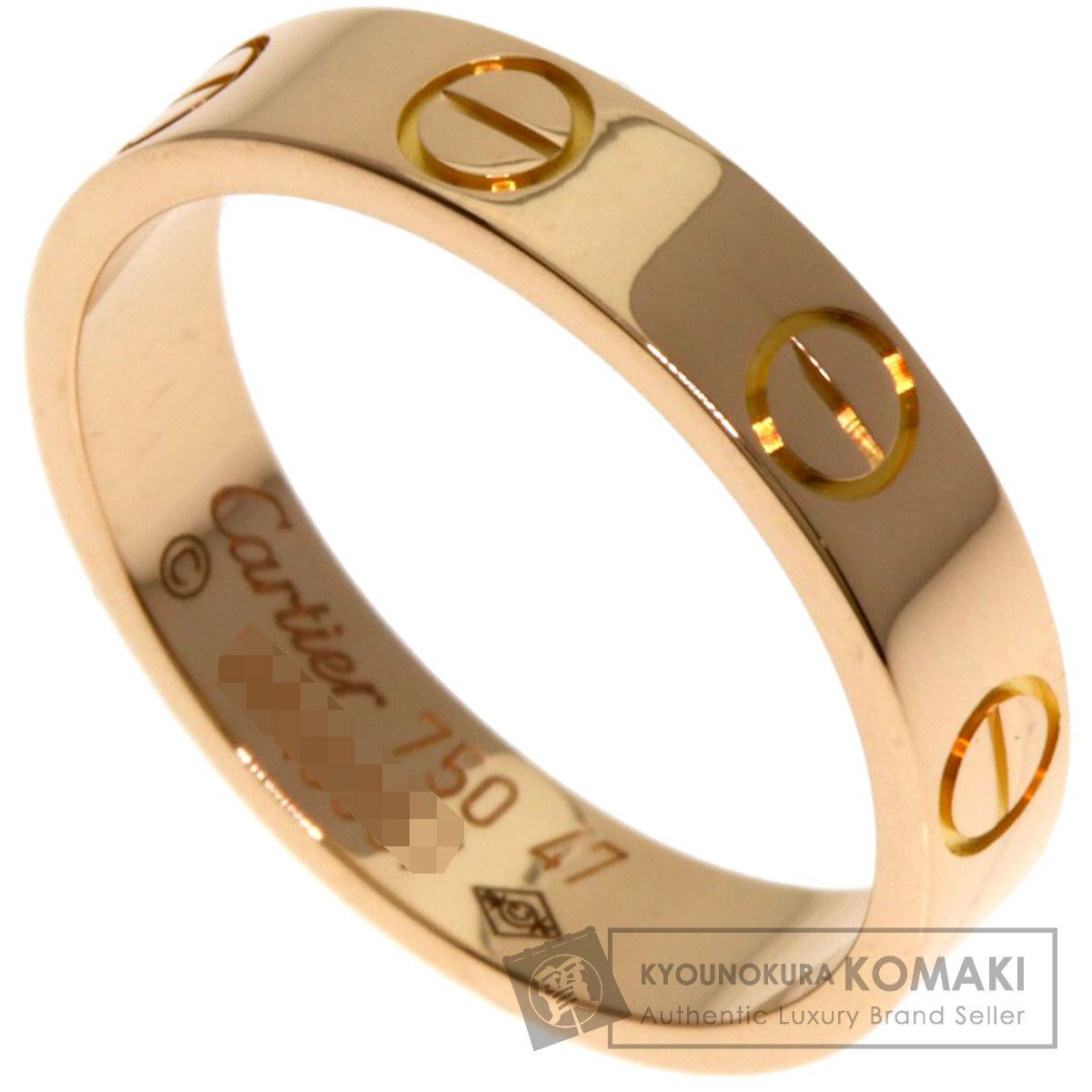 CARTIER カルティエ ミニラブリング 47 リング 指輪 K18PG レディース