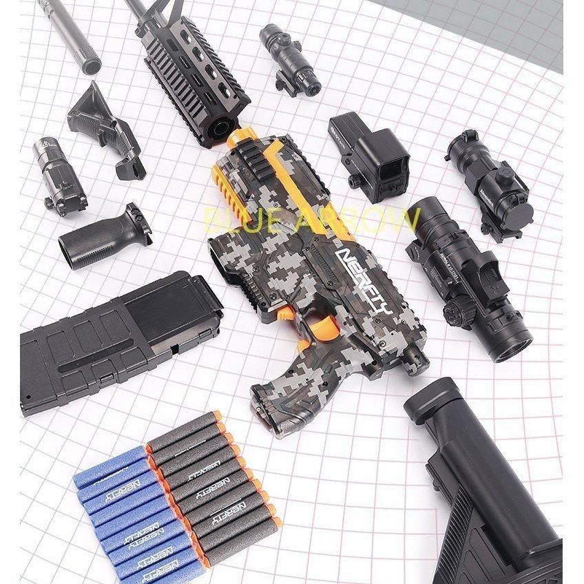 電動銃 ナーフ弾対応 銃 連射 弾 Ｍ416 銃おもちゃ 子供 クリスマス プレゼント ターゲットゲーム 電子ターゲット ガン 玩具 銃 じゅう 弾丸  アイウェア リアル 12点セット - メルカリ