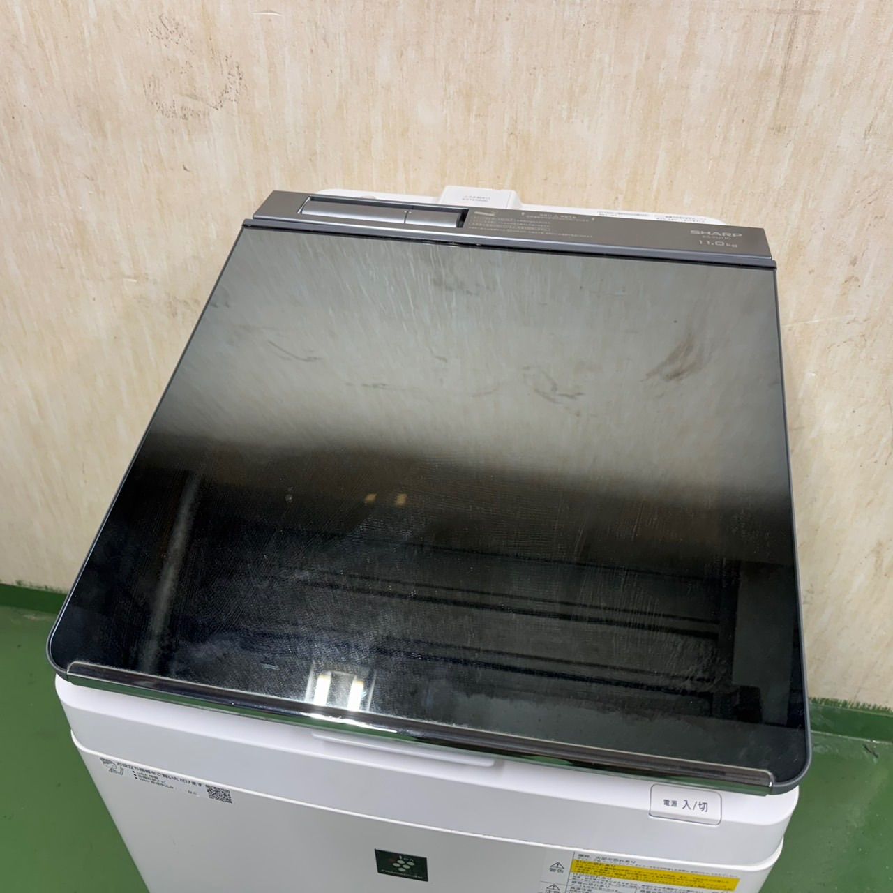 70○送料設置無料 18年製 シャープ洗濯機 11㌔ 熱乾燥6KG 小型 家庭用 保証込み WWW_KANDAIZUMI_COM