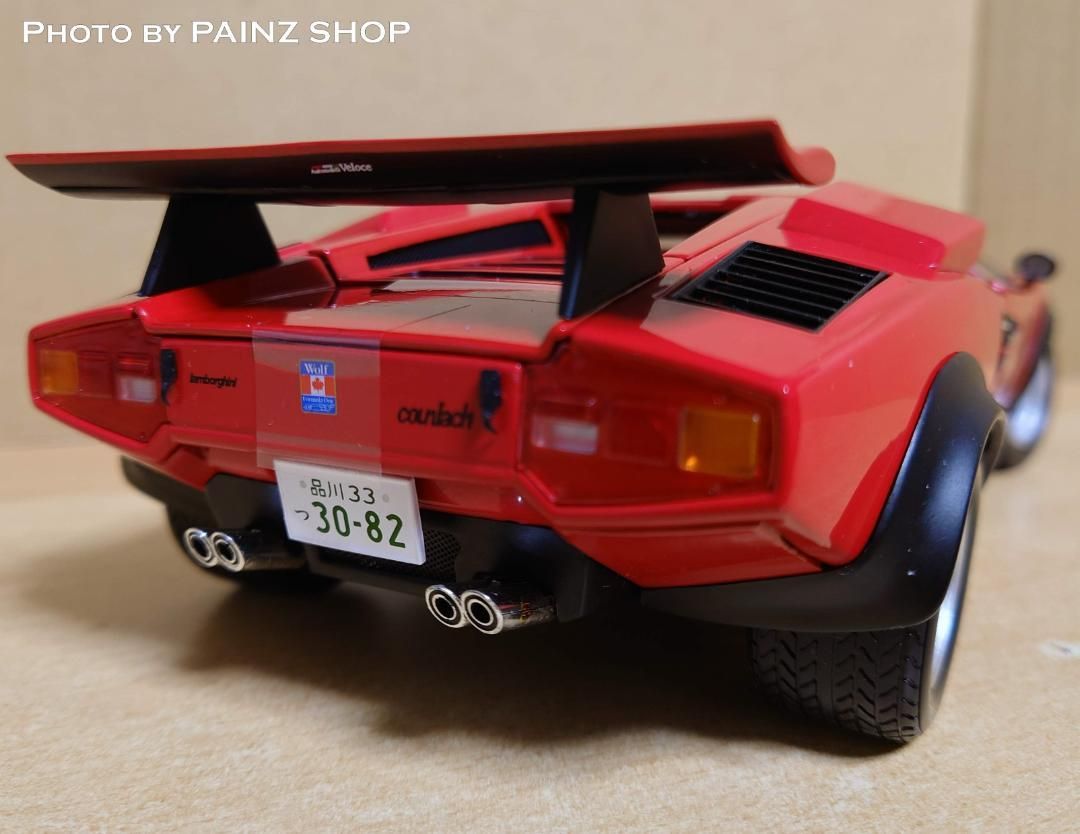 1/18 ランボルギーニ カウンタック ウォルターウルフ レッド 京商