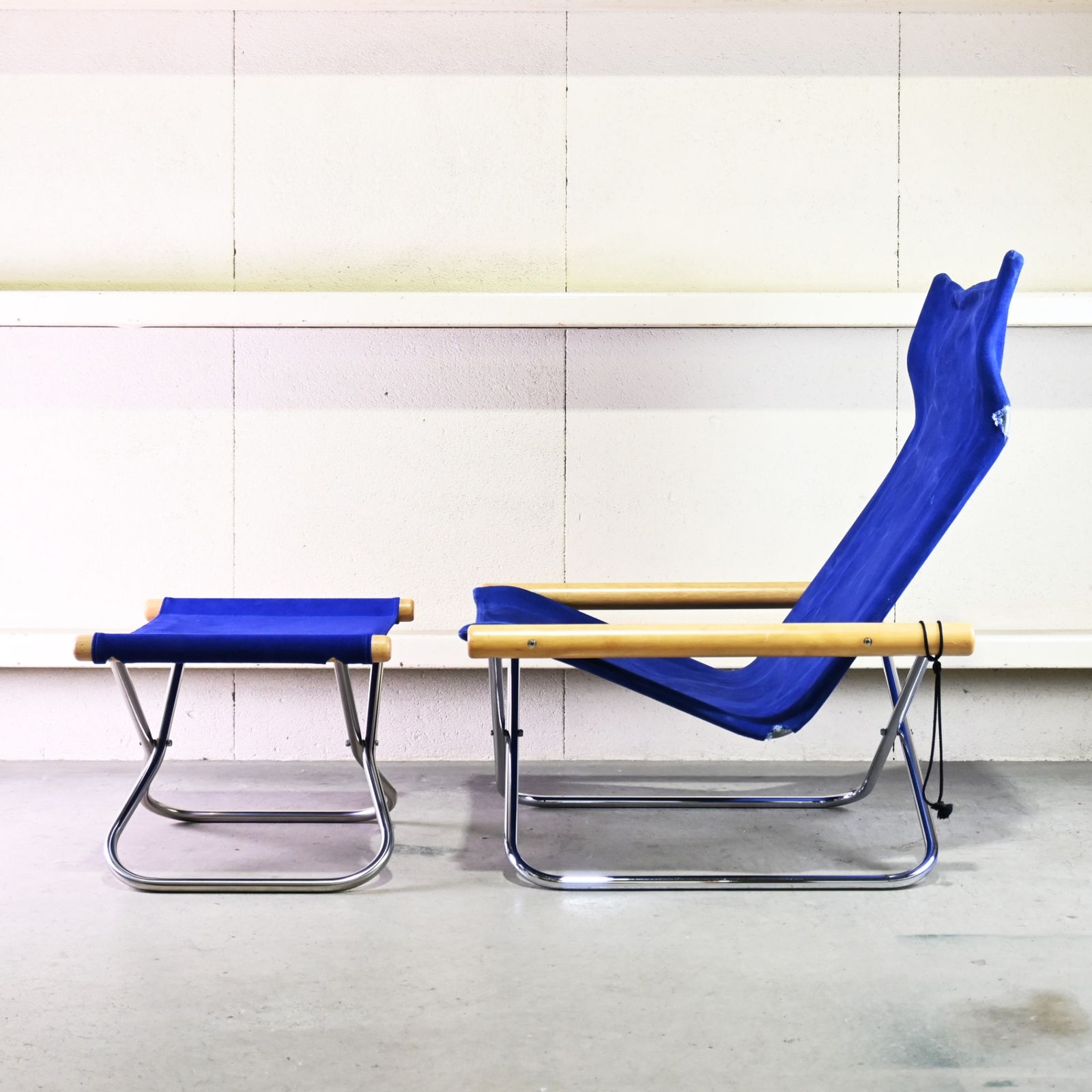 Nychair ニーチェア オットマンセット　中古 ニーチェア / Nychair X オットマン付き グレー 新居 猛 中古