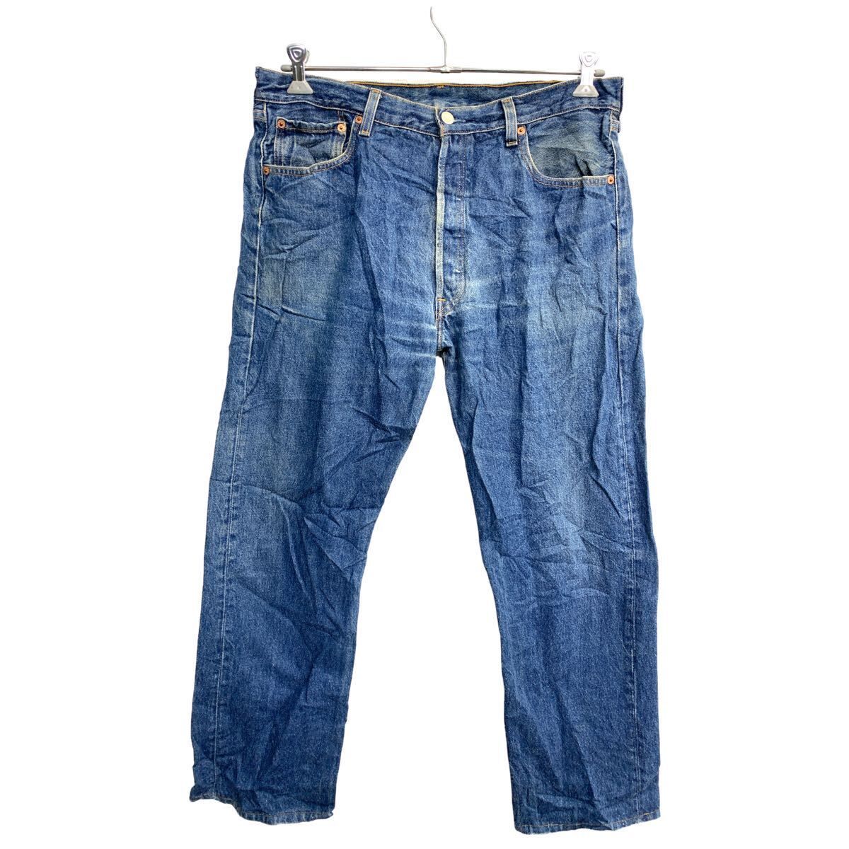 Levi's 501 デニムパンツ W36 リーバイス ボタンフライ ビッグサイズ ブルー コットン USA製 古着卸 アメリカ仕入 2403-756