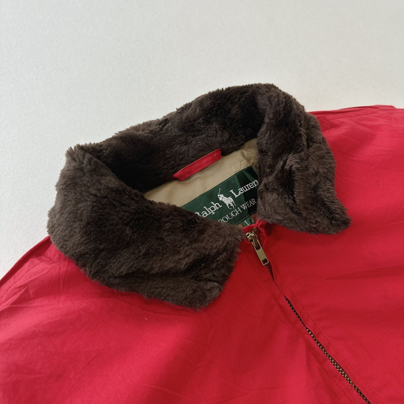 80s ラルフローレン ダウンジャケット ブルゾン Ralph Lauren Rough