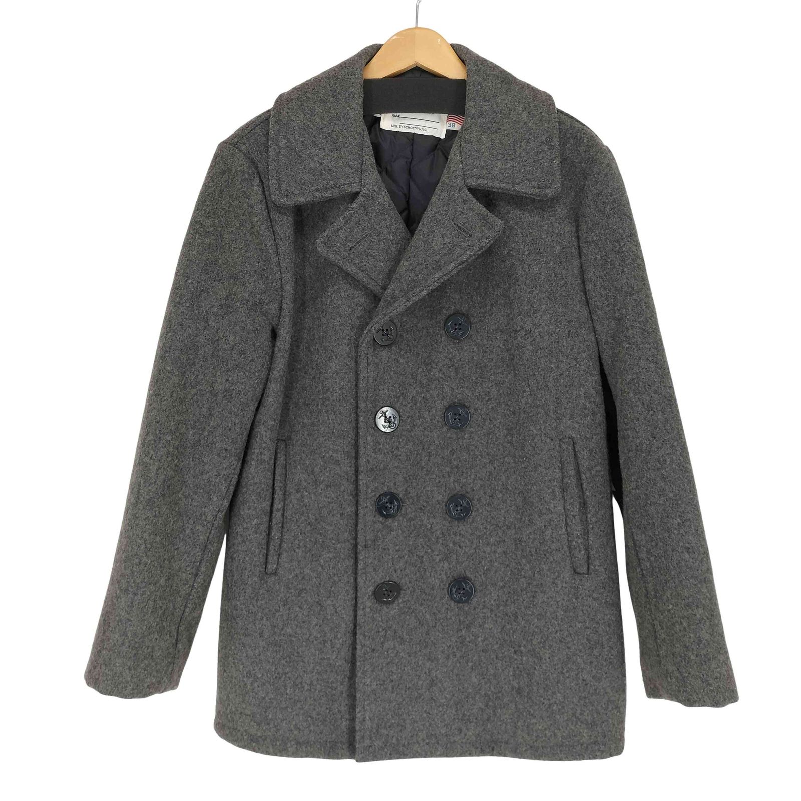 USA製/Schott/ショット/U.S.740N PEA JACKET/メルトンウール