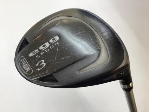 ■プロギア■egg M.F.D SPOON■3W■15■M40■eggオリジナルカーボン■訳有中古■1円～ 中古 プロギア egg M.F.D SPOON 3W(15°) フェアウェイ