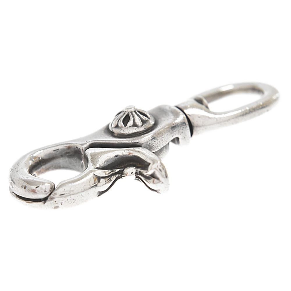 CHROME HEARTS (クロムハーツ) CLIP SWIVEL クリップスイベル クロスボール キーリング シルバー