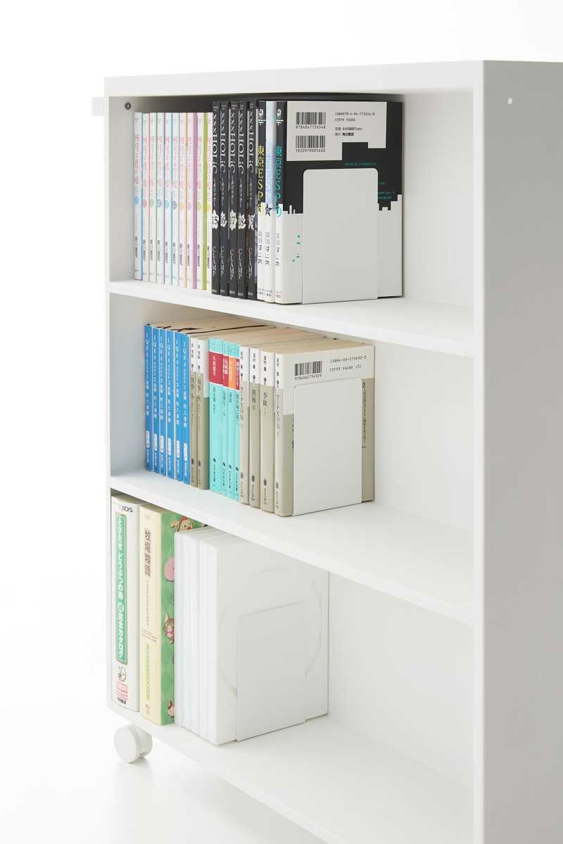 サイズ、デザインオーダー可！3枚バッタン扉仕切りラック○シャビー