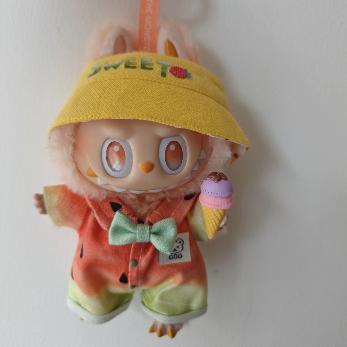 【3着セット】LABUBU ラブブ 着ぐるみ服 ぬい服 夏服 着せ替え服 LABUBU ラブブ 3点セット ぬいぐるみ用服 洋服 ぬい服