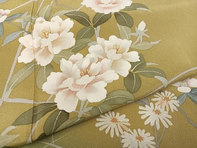 平和屋着物●訪問着　手描き　枝花文　暈し染め　さが美扱い　正絹　逸品　AABB6264ph 平和屋着物○訪問着 手描き 枝花文 暈し染め さが美扱い 正絹 逸品